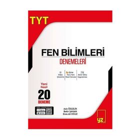 YZ Yayınları TYT Fen Bilimleri 20 Deneme Sınavı