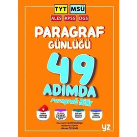 YZ Yayınları TYT MSÜ KPSS DGS ALES 49 Günde Paragrafın Günlüğü