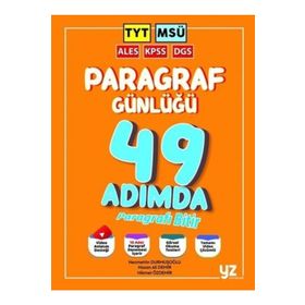 YZ Yayınları TYT MSÜ KPSS DGS ALES 49 Günde Paragrafın Günlüğü