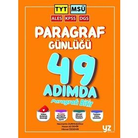 YZ Yayınları TYT MSÜ KPSS DGS ALES 49 Günde Paragrafın Günlüğü