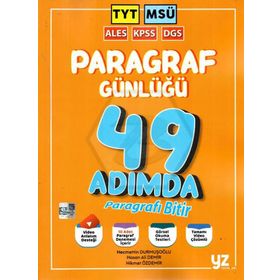 YZ Yayınları TYT MSÜ KPSS DGS ALES 49 Günde Paragrafın Günlüğü