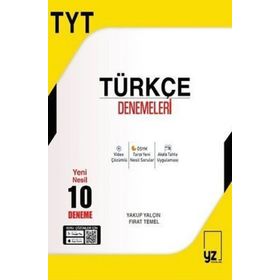 YZ Yayınları TYT Türkçe 10 Deneme