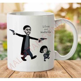 Z Leon And Mathilda the Professional Calvin And Hobbes Baskılı Kupa