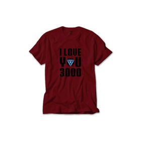 Z Zepplin RT0791 Iron Man Love 3000 Kırmızı Erkek T-shirt