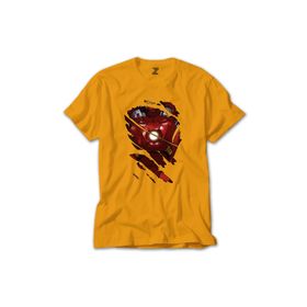 Z Zepplin RT4613 Iron Man Body Sarı Erkek T-shirt