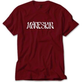 Z Zepplin RT5908 Maneskin Yazı Kırmızı Erkek T-shirt