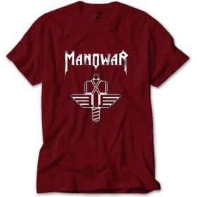 Z Zepplin RT5963 Manowar Sign Of The Hammer Neon Kırmızı Erkek T-shirt