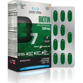Zade Vital Biotin 2500 mcg 5x30 Kapsül