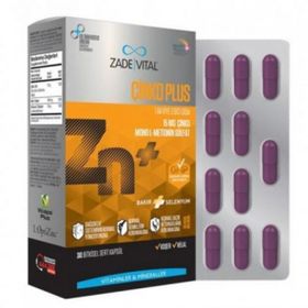 Zade Vital Çinko Plus 15 mg 30 Kapsül