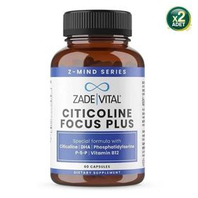 Zade Vital Citicoline Focus Plus 2x60 Kapsül