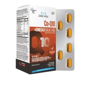 Zade Vital Co-Q10 Omega 3 30 Kapsül Balık Yağı