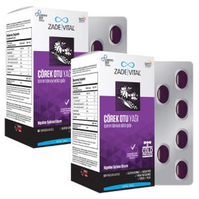 Zade Vital Çörek Otu Yağı 2x60 Kapsül