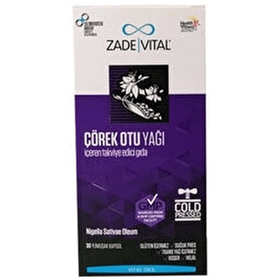 Zade Vital Çörek Otu Yağı 30 Kapsül