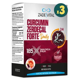 Zade Vital Curcumin Turmeric Forte Daily 60 Kapsül