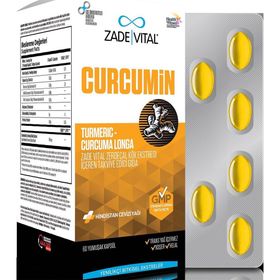 Zade Vital Curcumin Zerdeçal 60 Kapsül