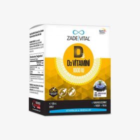 Zade Vital D3 Vitamini Çörek Otu Yağı 1000 IU 20 ml Sprey