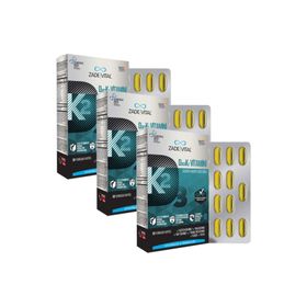 Zade Vital D3K2 Vitamini 3x30 Kapsül