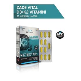 Zade Vital D3K2 Vitamini 3x30 Kapsül