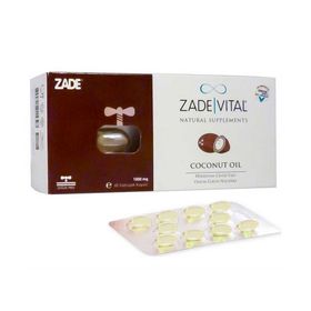 Zade Vital Hindistan Cevizi Yağı 1000 mg 60 Kapsül