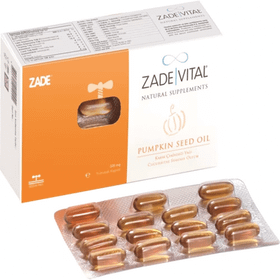 Zade Vital Kabak Çekirdeği Yağı İçeren 30 Kapsül