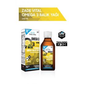 Zade Vital Omega 3 Limon Aromalı 100 ml Balık Yağı