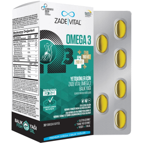 Zade Vital Omega 3 Pregnancy 30 Kapsül Balık Yağı