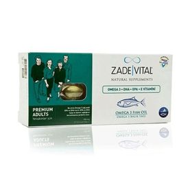 Zade Vital Omega 3 Yetişkinler İçin 30 Kapsül Balık Yağı