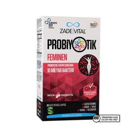 Zade Vital Probiyotik Feminen 3x30 Kapsül