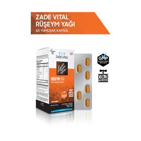 Zade Vital Ruşeym Yağı 500 mg 60 Kapsül