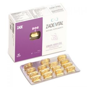 Zade Vital Üzüm Çekirdeği Yağı 500 mg 30 Kapsül
