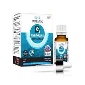 Zade Vital Vitamin D3K2 Keten Tohumu Yağı 20 ml Damla