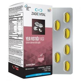 Zade Vital Yer Fıstığı Yağı 60 Kapsül