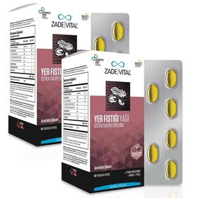 Zade Vital Yer Fıstığı Yağı 60 Kapsül