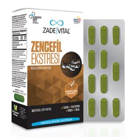 Zade Vital Zencefil Ekstresi 30 Kapsül