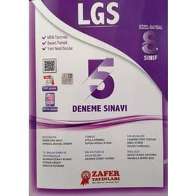 Zafer Yayınları 8. Sınıf LGS 5'li Deneme Sınavı