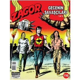 ZAGOR GECENIN SAVAŞÇILARI SAYI: 116 - DIEGO CAJELLI;GALLIENO FERRI;MAURO LAURENTI