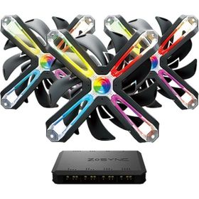 Zalman ZM-SF120A3 Biyomimetikli Yüksek Performanslı Adreslenebilir RGB Soğutma 3 x 120 mm Fanı