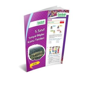 Zambak 5.Sınıf Sosyal Bilgiler Konu Testleri 24 Test - kollektif