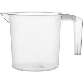 Zambak Plastik Şeffaf Maşrapa