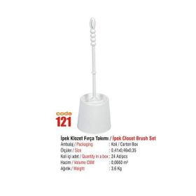 Zambak Plastik Z121 Klozet Fırçası