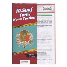 Zambak Yayınları 10.Sınıf Tarih Yaprak Test