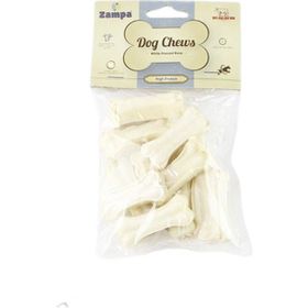 Zampa 10 Adet 10-12 gr Beyaz Press Kemik Köpek Ödülü