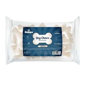Zampa 100'lü 20-25 gr Beyaz Press Kemik Köpek Ödülü