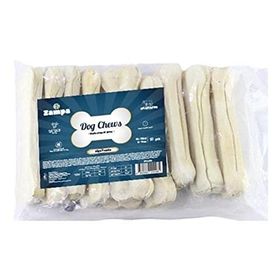Zampa 10'lu 85-90 gr Beyaz Press Kemik Köpek Ödülü