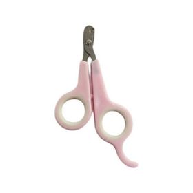 Zampa 12 x 6 cm Pembe Beyaz Kedi ve Köpek Tırnak Kesme Makası