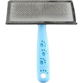 Zampa 14x11.5 cm Large Mavi Slikon Top Başlıklı Kedi ve Köpek Fırçası
