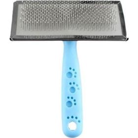 Zampa 14x11.5 cm Large Mavi Slikon Top Başlıklı Kedi ve Köpek Fırçası