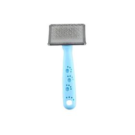 Zampa 14x6 cm Small Mavi Slikon Top Başlıklı Kedi ve Köpek Fırçası