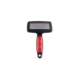 Zampa 14x9 cm Kırmızı Slikon Top Başlıklı Kedi Köpek Tarak