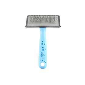 Zampa 14x9 cm Medium Mavi Slikon Top Başlıklı Kedi ve Köpek Fırçası